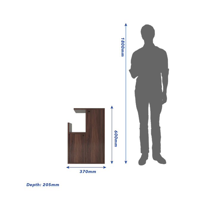 Hana Bedside Table – Wooden Nightstand with Drawer Storage