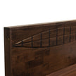 Muses Queen Bed – Solid Wood Headboard with Box Storage