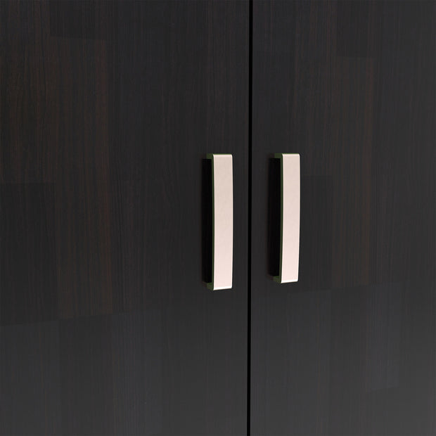 Ren Wooden 2-Door Wardrobe with Rattan Shutters – DF2H