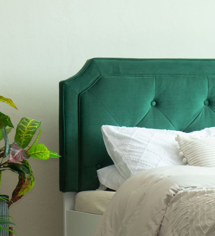 Citta Bedroom Set — Queen Premium Fabric Upholstered with Hydraulic Storage Bed & 4-Door Wardrobe