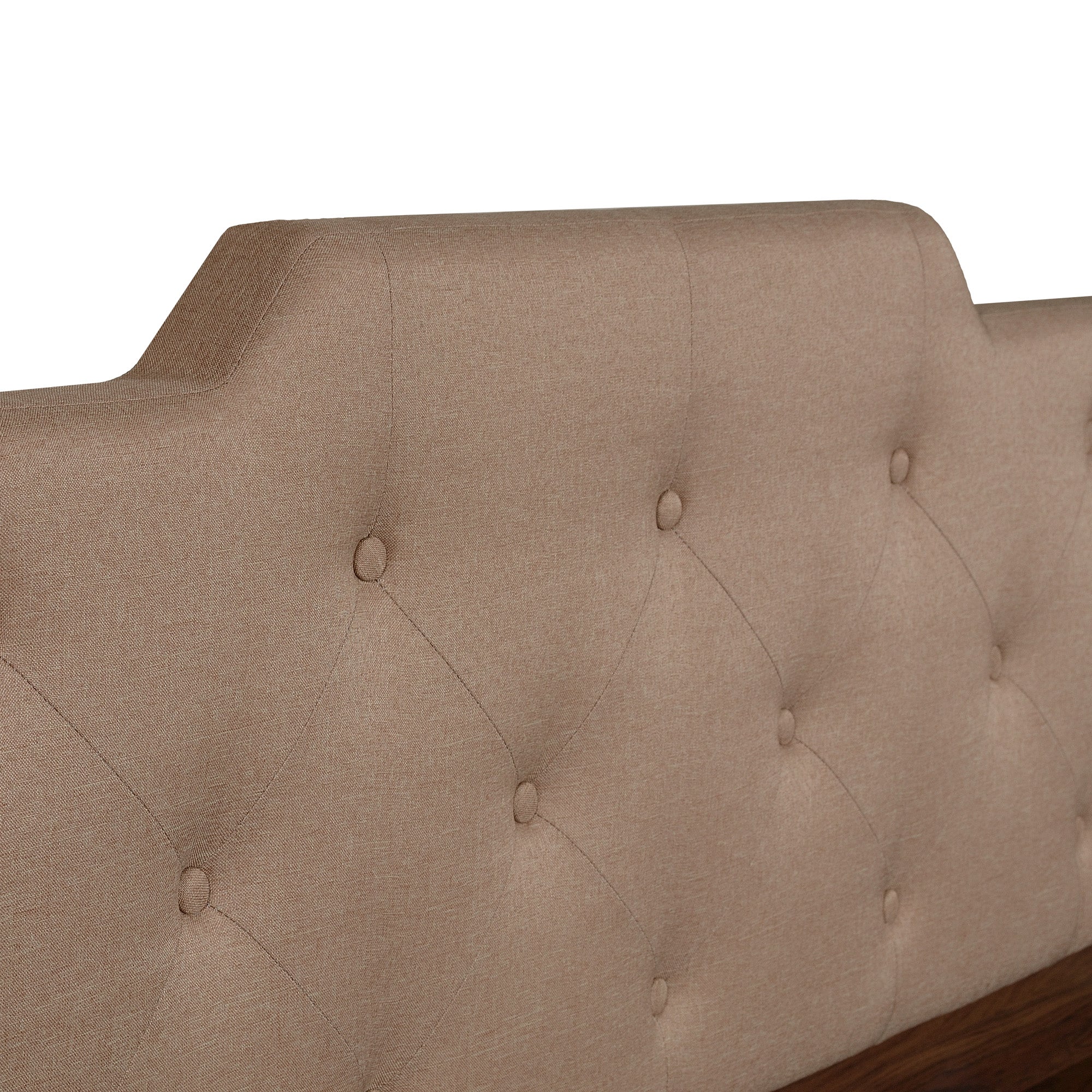 سرير براجنا كوين - مُنجّد بالجلد الصناعي مع صندوق تخزين