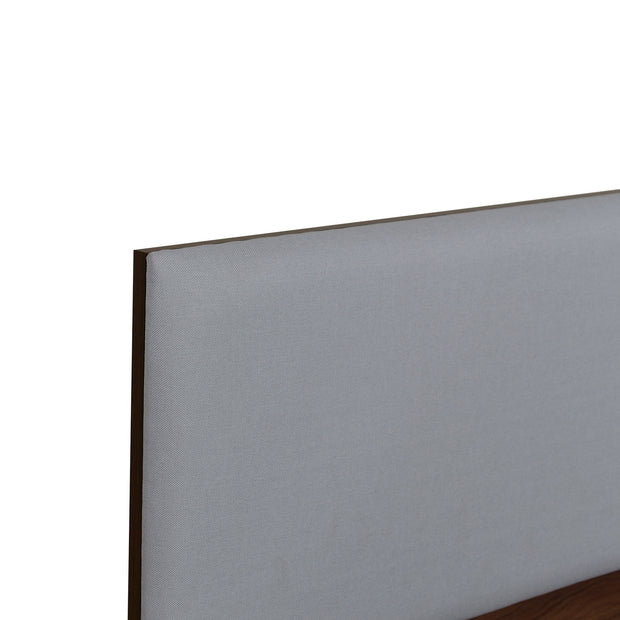 سرير كوين فاخر - سرير تخزين عصري بقاعدة غير منسوجة