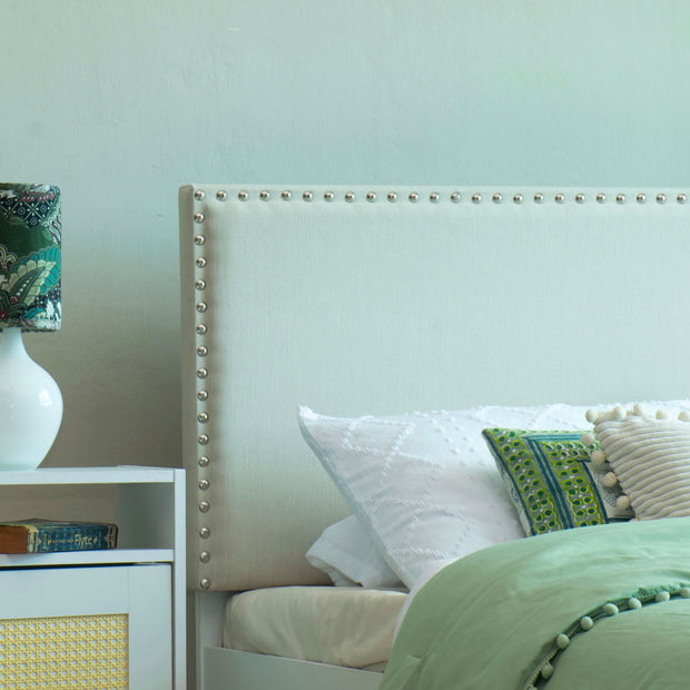 سرير ياما كوين - تنجيد جلدي صناعي مع صندوق تخزين