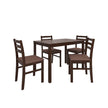 Seattle Starter 4 Seater Solid Wood Dining Set