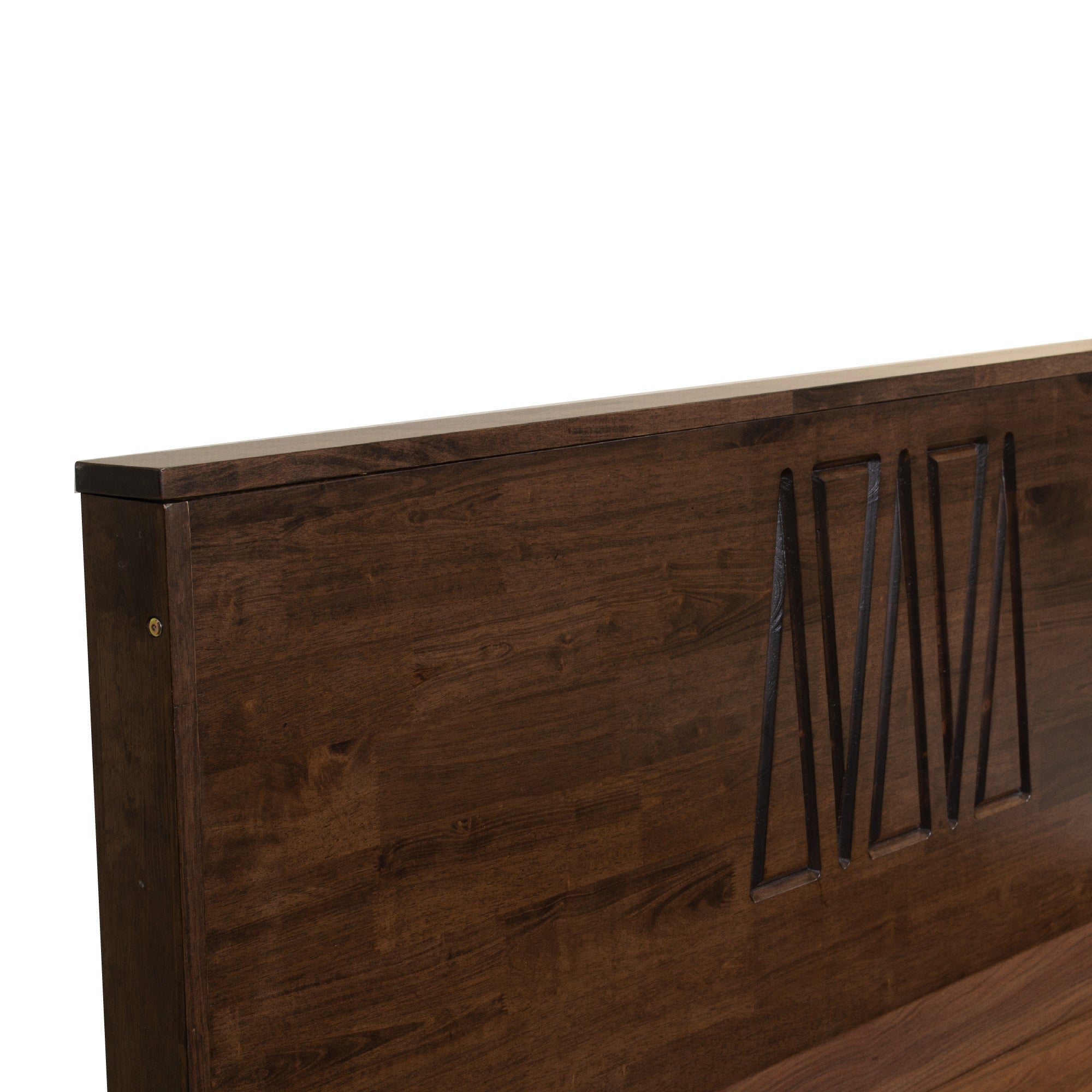 Graces Queen Bed – Solid Wood Headboard with Box Storage