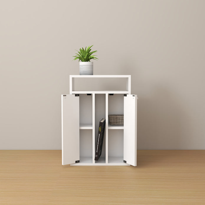 طاولة سرير رين - طاولة جانبية خشبية مدمجة مع درج تخزين