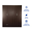 Housen 4-Door Wardrobe with Shelves (Engineered Wood)