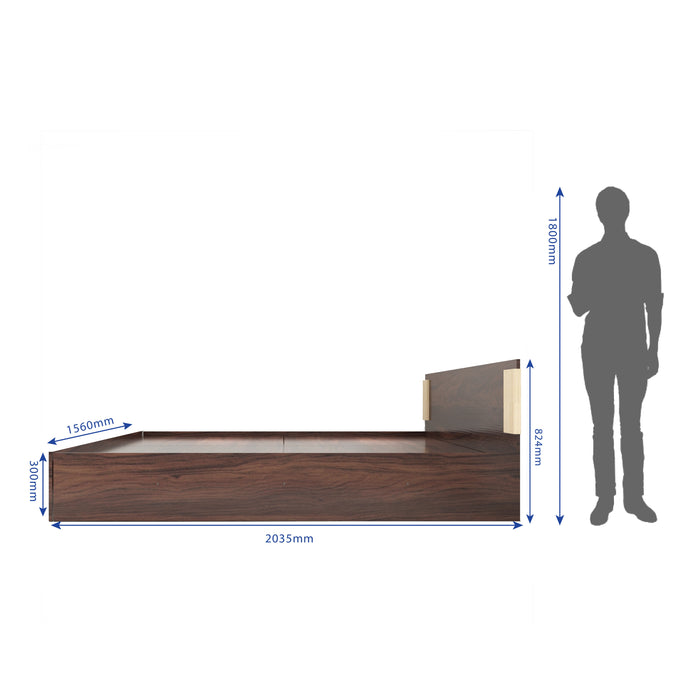 Nikki Bed – Box Storage Bed with Non-Woven Base