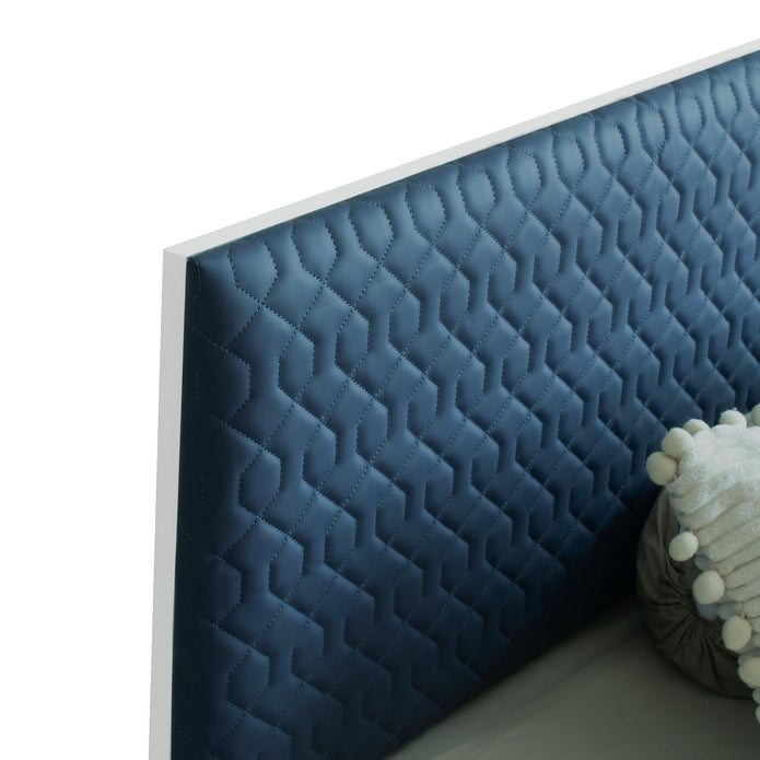 Lush Deluxe Queen Bed White Base With Box Storage (Non-Woveen)