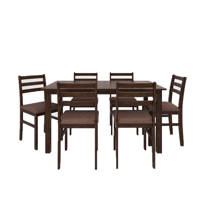 Seattle Starter 6 Seater Solid Wood Dining Set