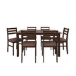 Seattle Starter 6 Seater Solid Wood Dining Set