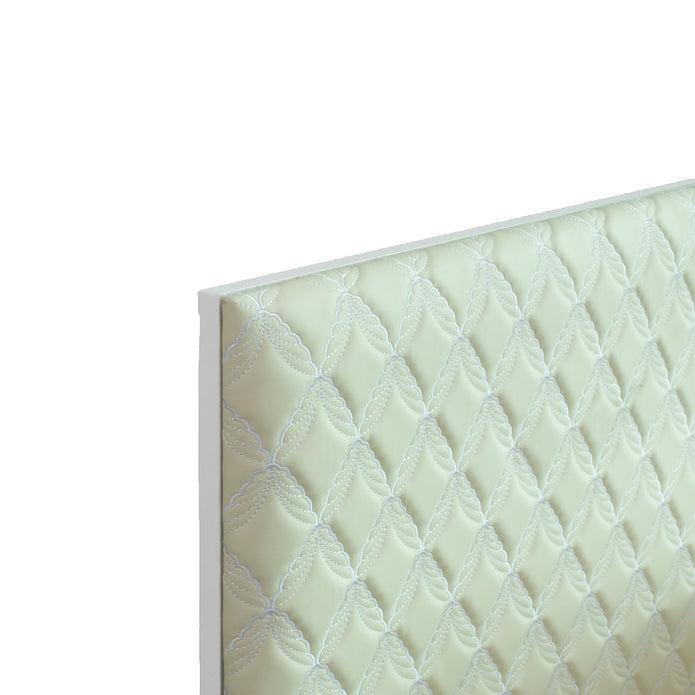 Lush Deluxe Queen Bed White Base With Box Storage (Non-Woveen)