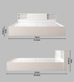Kaito Bed With Box Storage  (Non-Woveen)