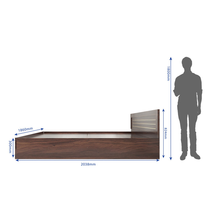 سرير كوروما - سرير تخزين صندوقي بقاعدة غير منسوجة