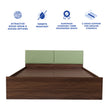 Lush Queen Bed – Modern Storage Bed with Non-Woven Base