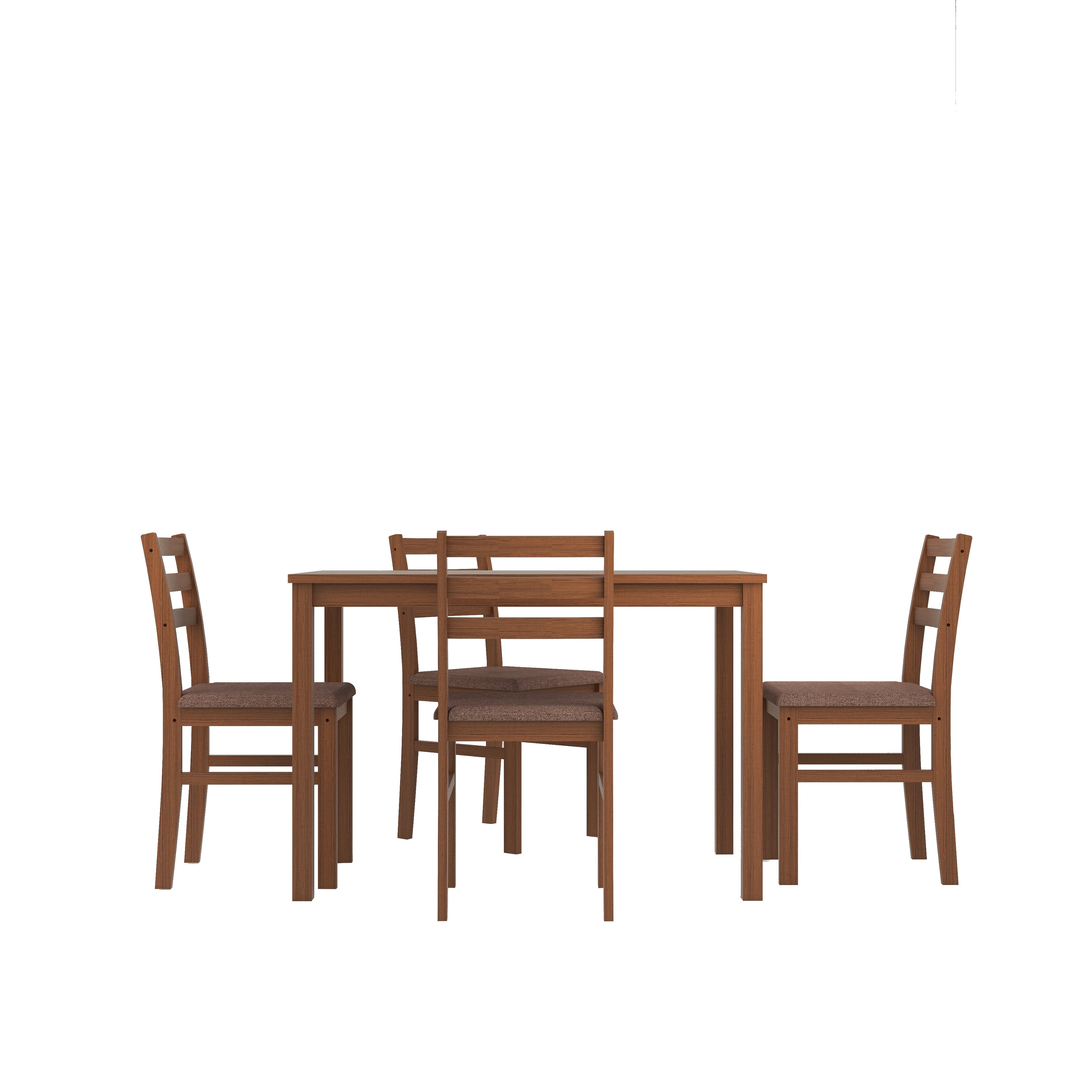 Seattle Starter 4 Seater Solid Wood Dining Set