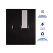 Julian 4-Door Engineered Wood Wardrobe with Mirror