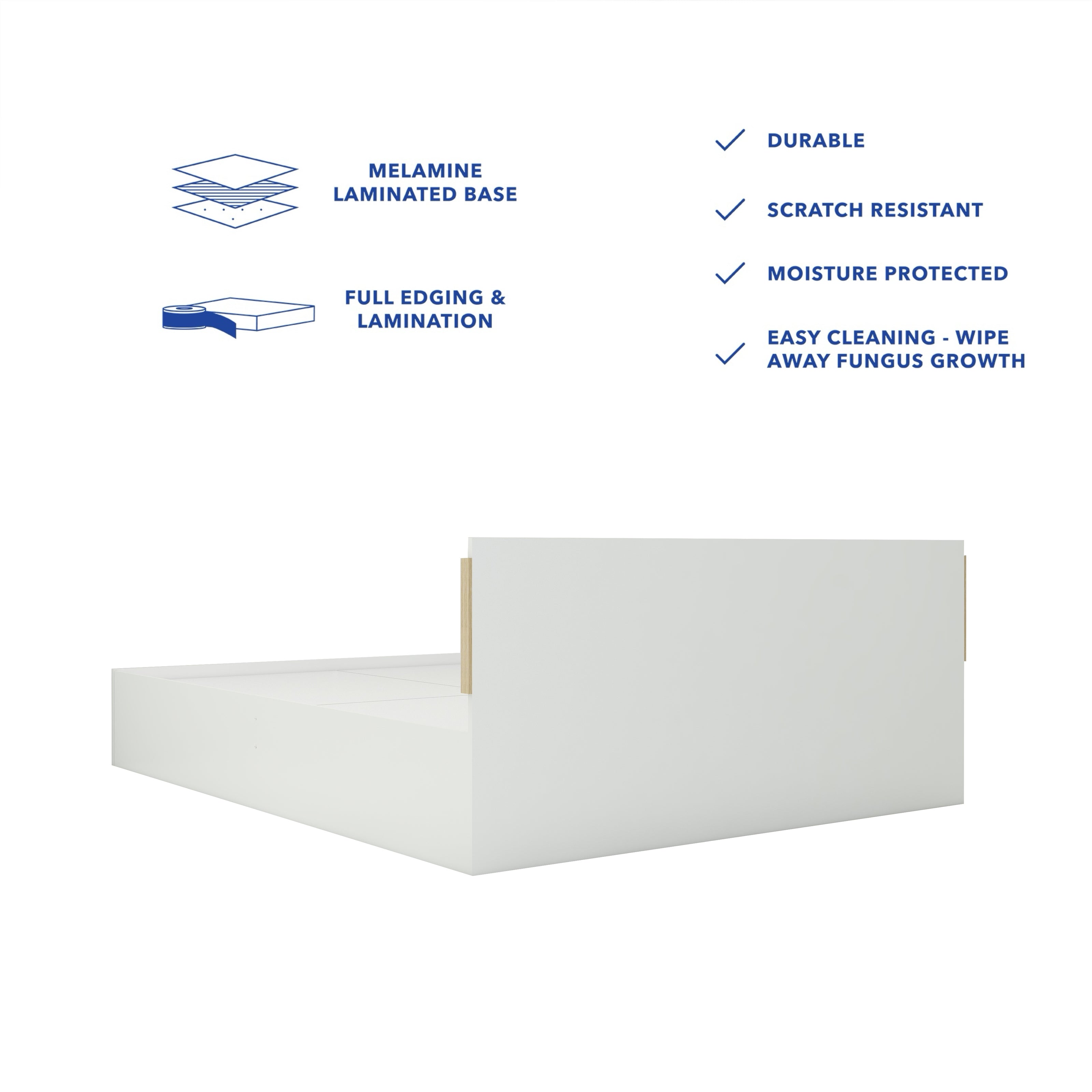 Nikki Bed – Box Storage Bed with Non-Woven Base