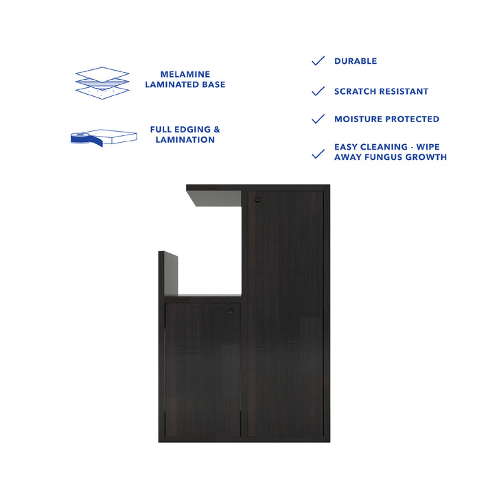 Hana Bedside Table – Wooden Nightstand with Drawer Storage