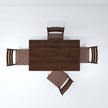 Seattle Starter 4 Seater Solid Wood Dining Set