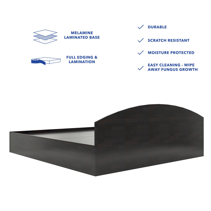 Daiki Bed – Modern Box Storage Bed with Non-Woven Base