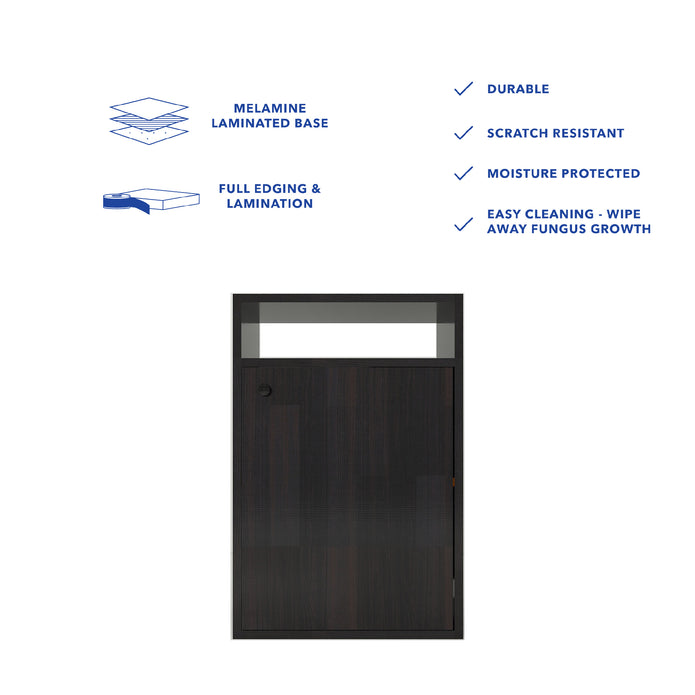 Emi Bedside Table – Wooden Nightstand with Drawer Storage