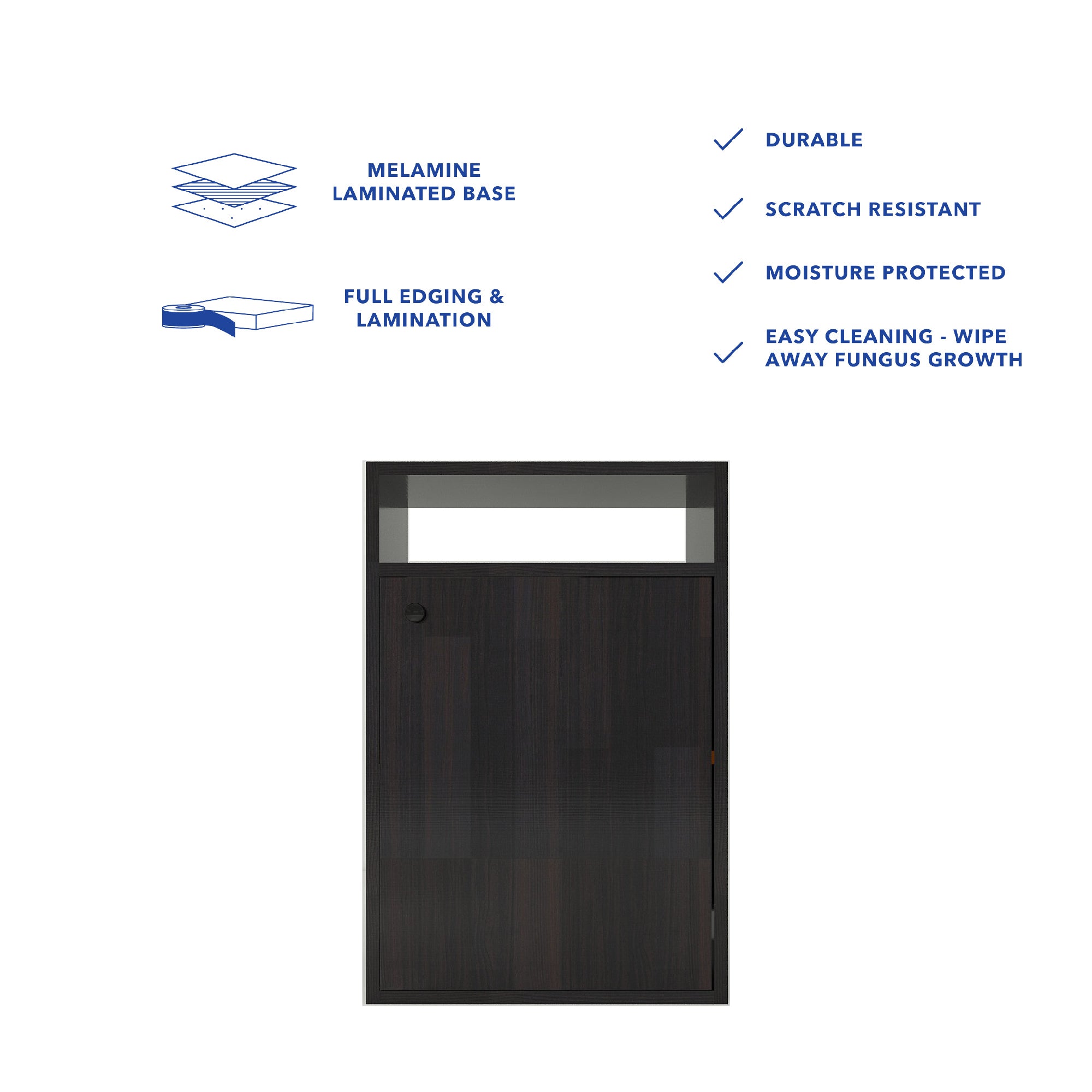 Emi Bedside Table – Wooden Nightstand with Drawer Storage