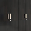 Kenzou 4-Door Engineered Wood Wardrobe – Large Almirah with Hanging Rod & Shelves