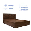 Erinnyes Queen Bed – Solid Wood Headboard with Box Storage