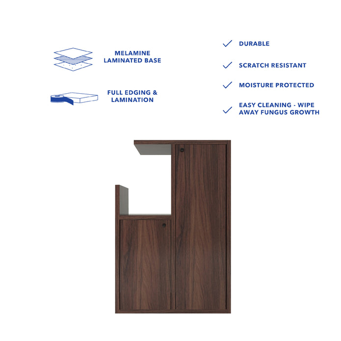 Hana Bedside Table – Wooden Nightstand with Drawer Storage