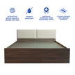 Lush Deluxe Queen Bed – Modern Storage Bed with Non-Woven Base