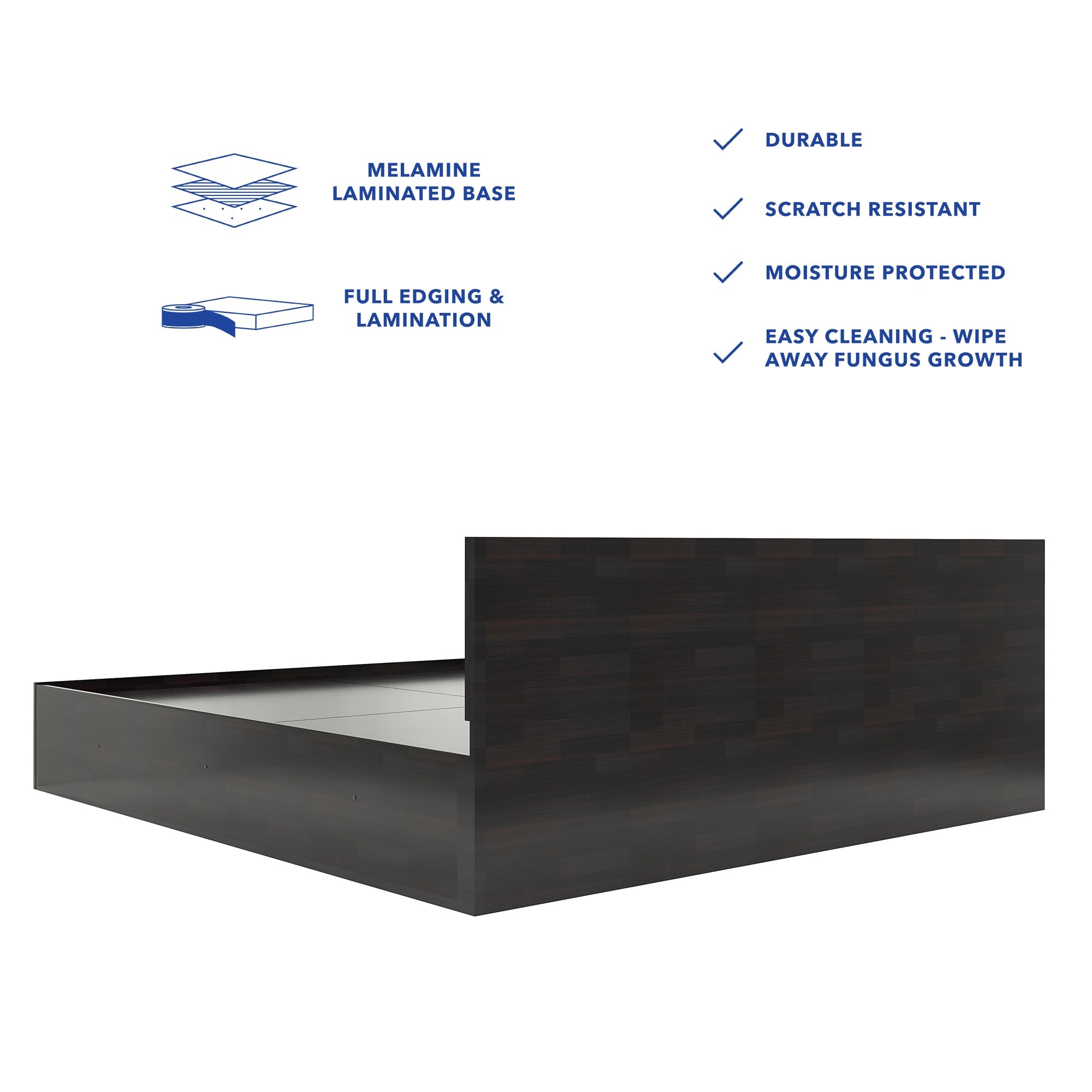 سرير كوروما - سرير تخزين صندوقي بقاعدة غير منسوجة