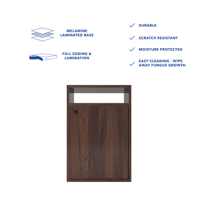 Emi Bedside Table – Wooden Nightstand with Drawer Storage