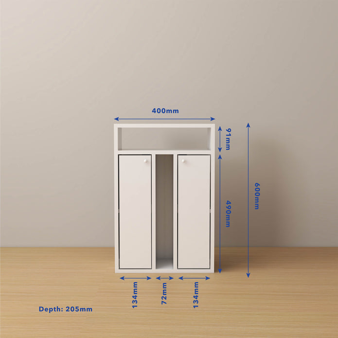 طاولة سرير رين - طاولة جانبية خشبية مدمجة مع درج تخزين