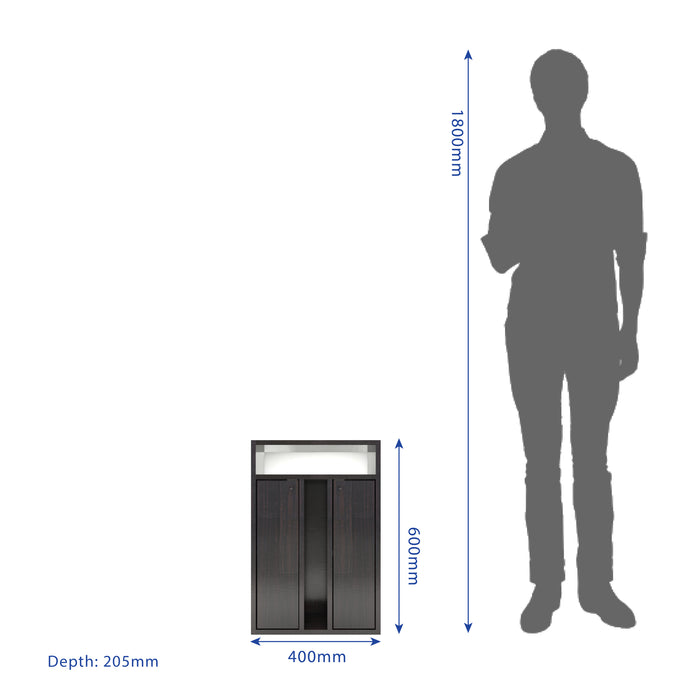 طاولة سرير رين - طاولة جانبية خشبية مدمجة مع درج تخزين