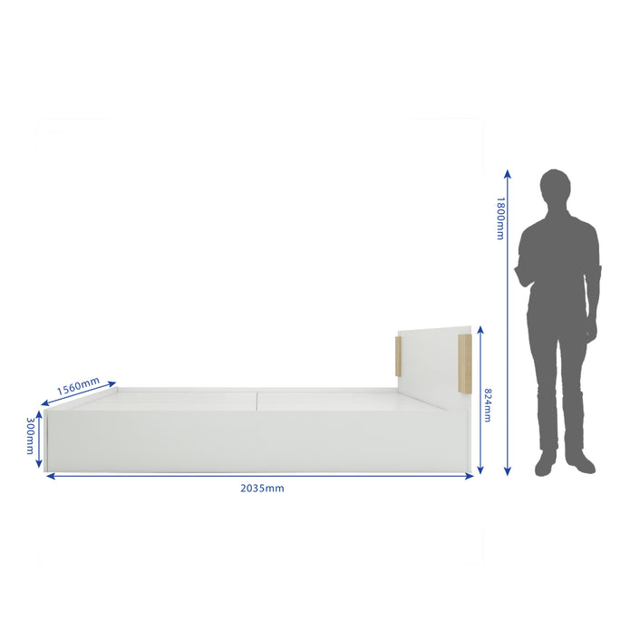 Nikki Bed – Box Storage Bed with Non-Woven Base