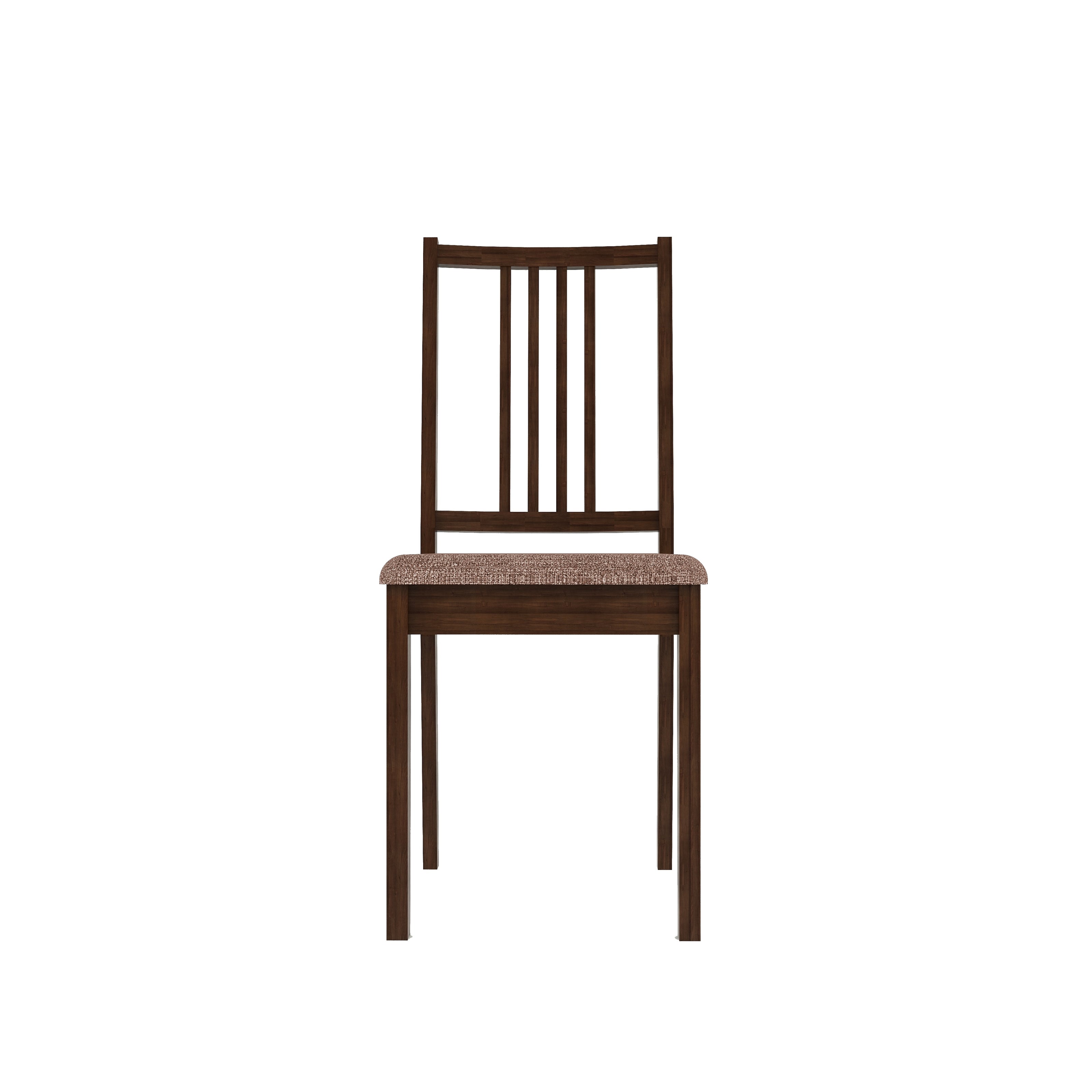 طقم طعام هيوستن من الخشب الصلب بأربعة مقاعد مع مقعد