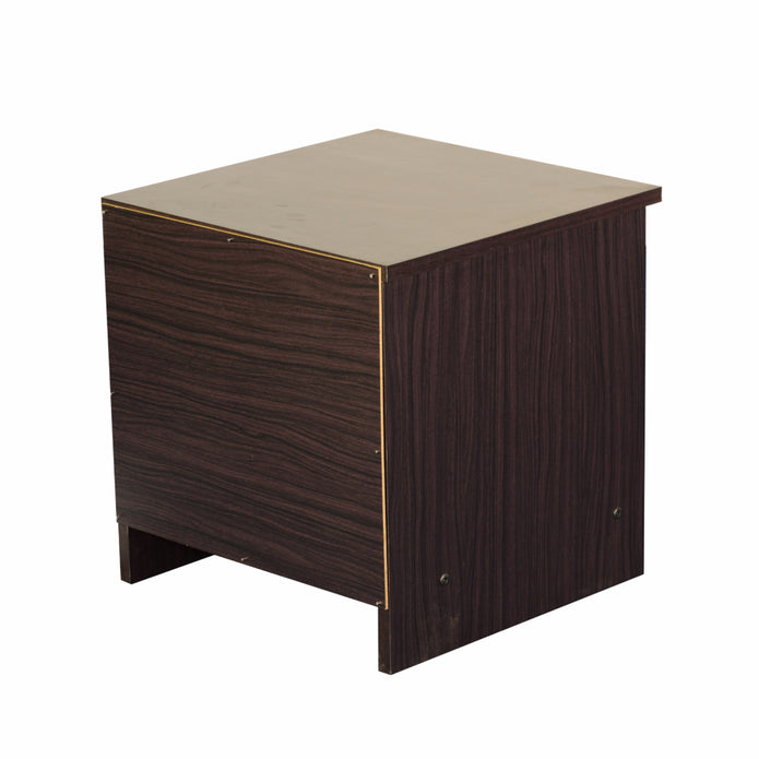 Takeo Bedside Table – Wooden Nightstand in Walnut Finish with Storage