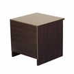 Takeo Bedside Table – Wooden Nightstand in Walnut Finish with Storage
