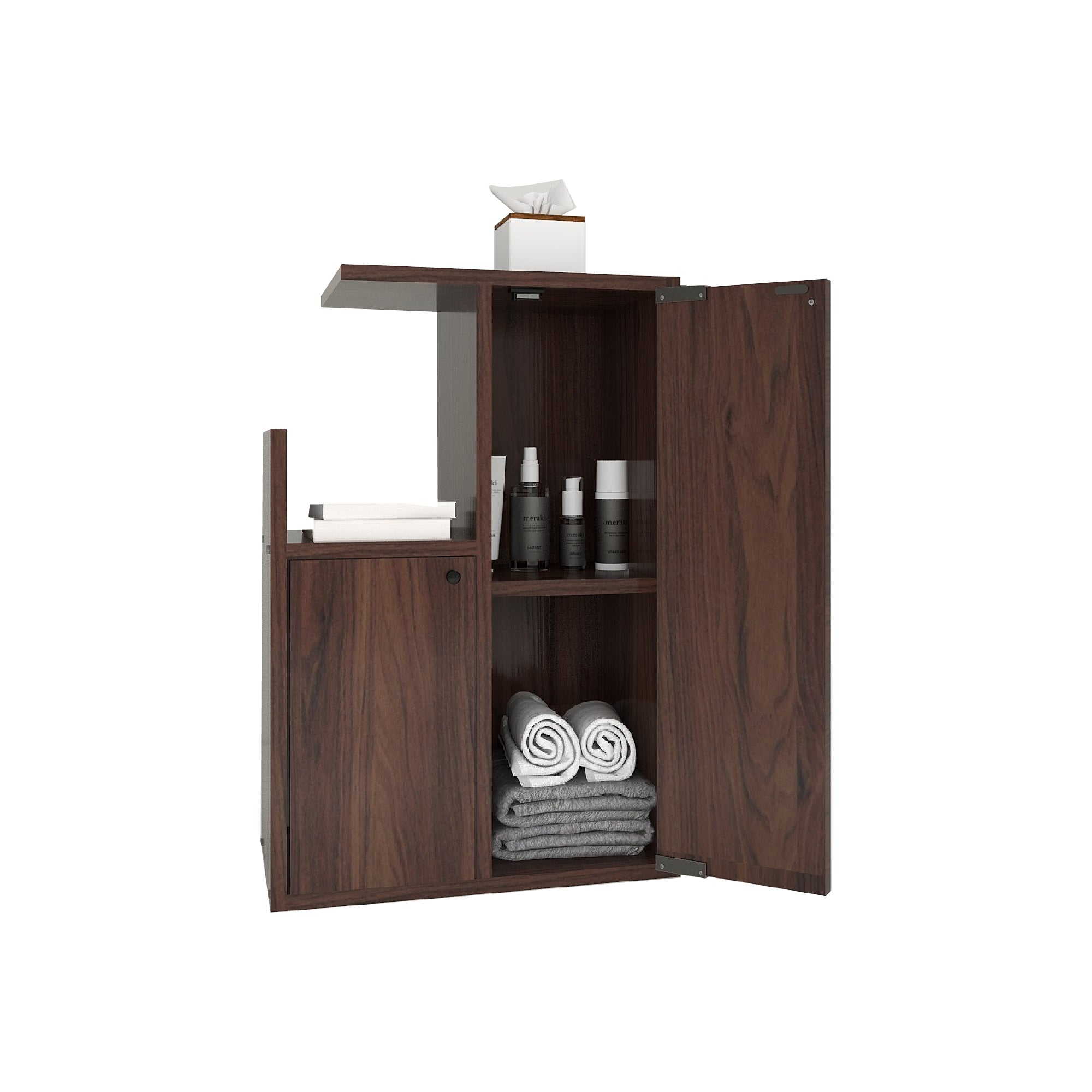 Hana Bedside Table – Wooden Nightstand with Drawer Storage