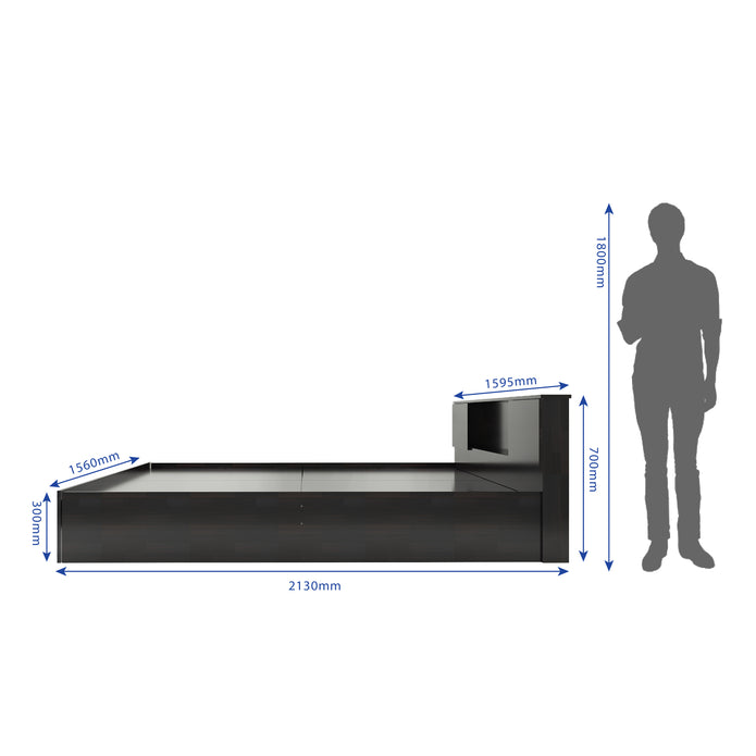 Kaito Bed With Box Storage  (Non-Woveen)
