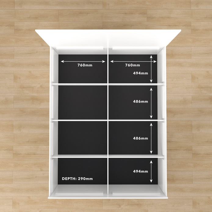 Mudra Queen Bed – Leatherette Upholstered with Box Storage