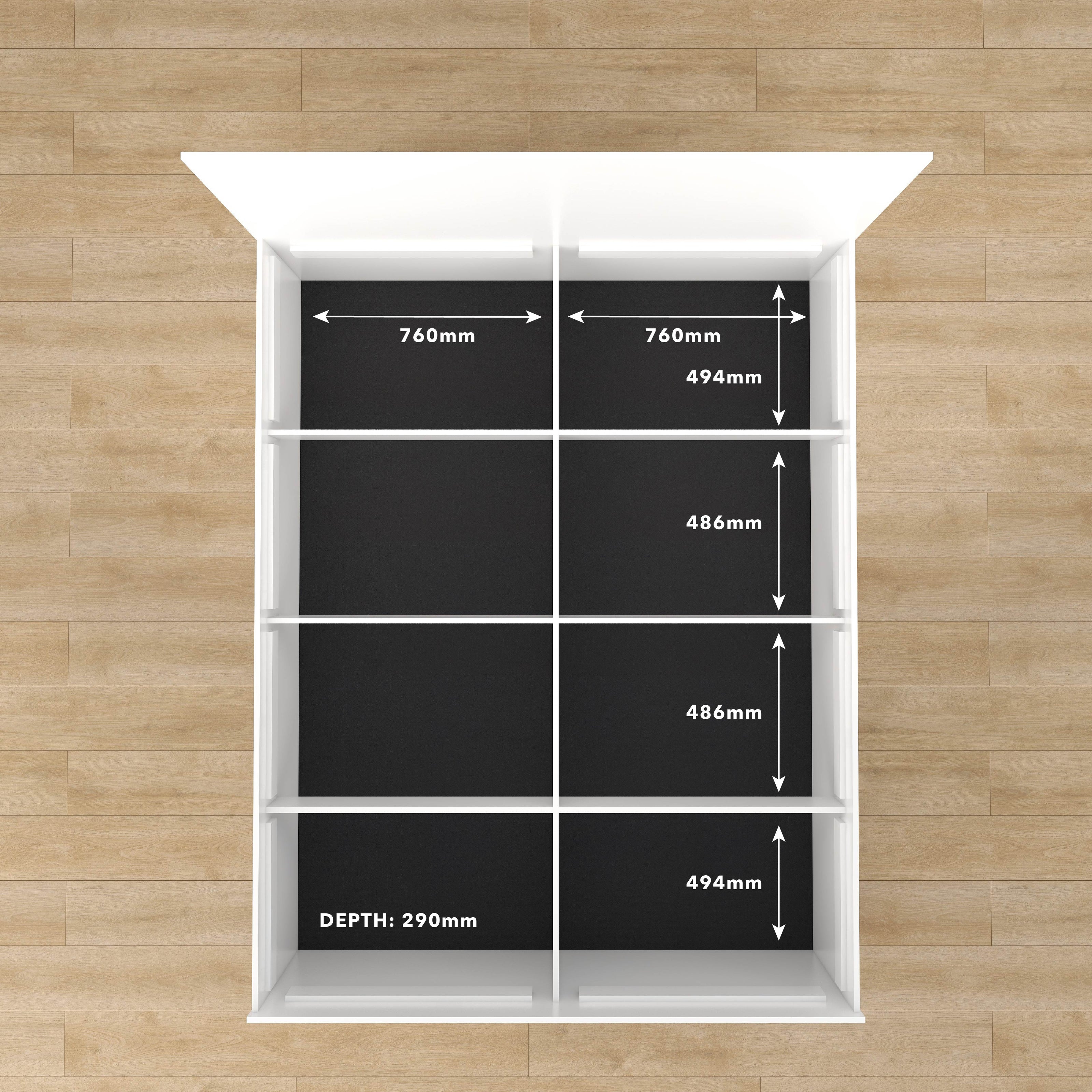 Mudra Queen Bed – Leatherette Upholstered with Box Storage