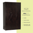 Pandia 3-Door Engineered Wood Wardrobe – Spacious Almirah with Shelves & Hanger Space