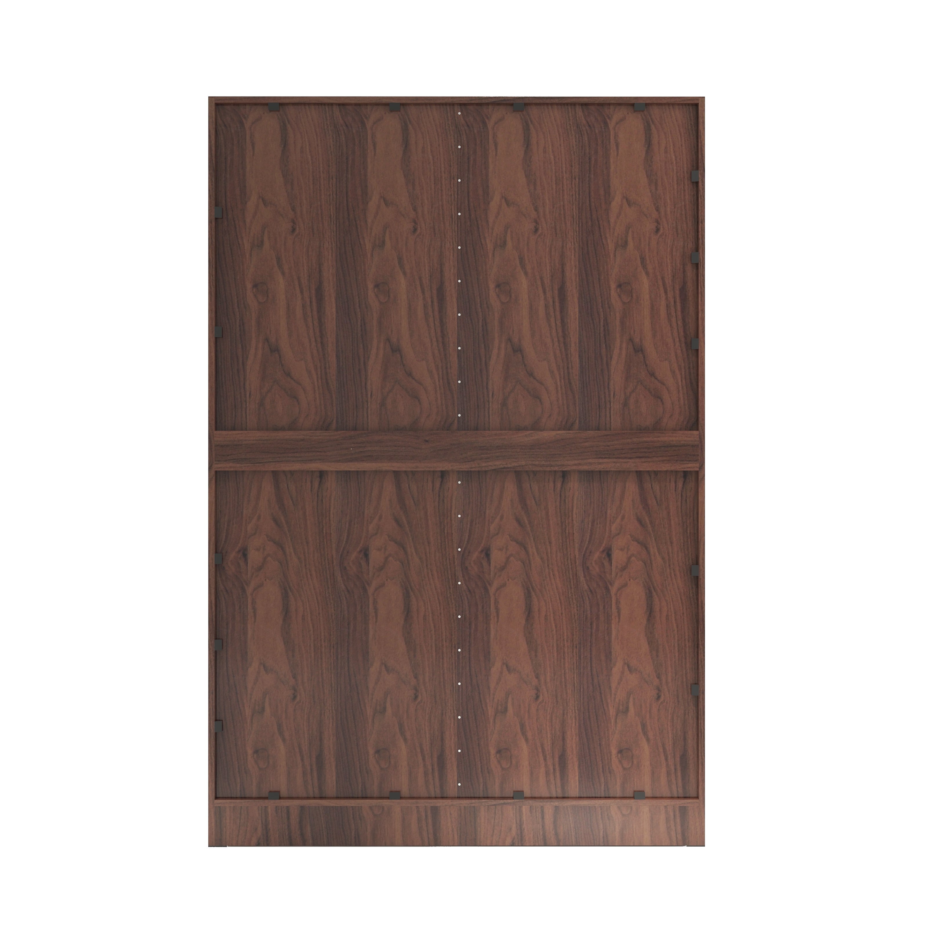 Kenzou 4-Door Engineered Wood Wardrobe – Large Almirah with Hanging Rod & Shelves