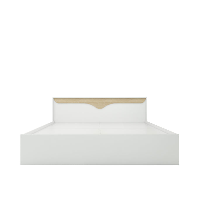 Caily Bed – Modern Box Storage Bed with Non-Woven Base