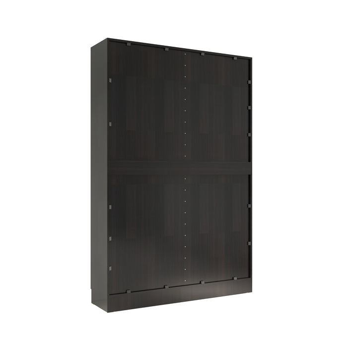 Kenzou 4-Door Engineered Wood Wardrobe – Large Almirah with Hanging Rod & Shelves