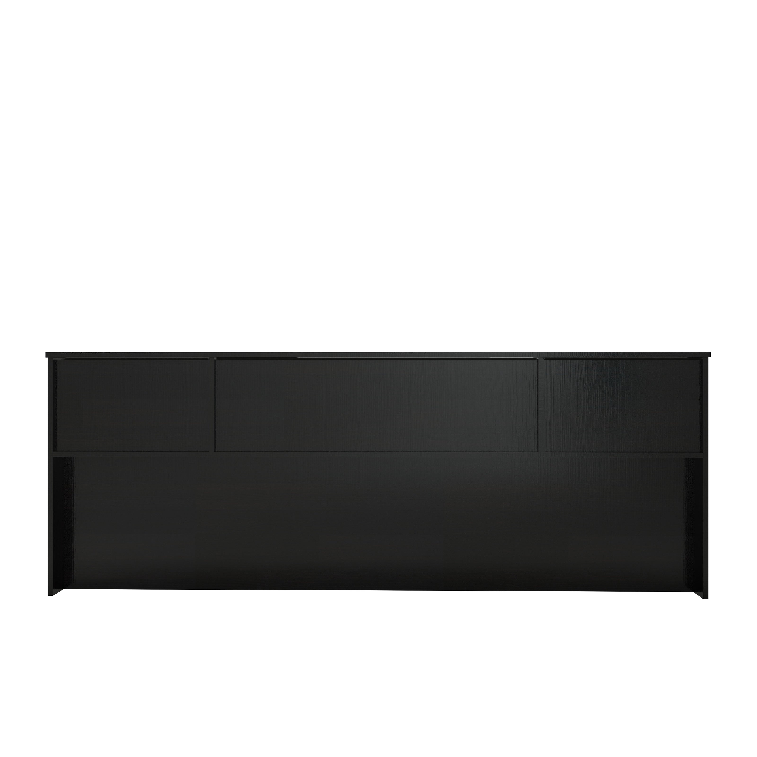 Kaito Bed – Rattan Headboard with Box Storage (Non-Woven Base)