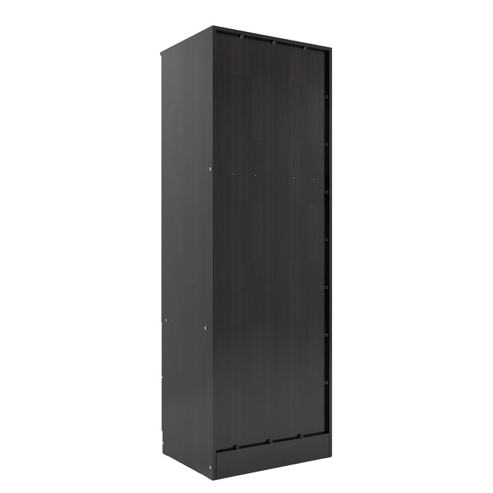 Ren Wooden 2-Door Wardrobe with Rattan Shutters – DF2H