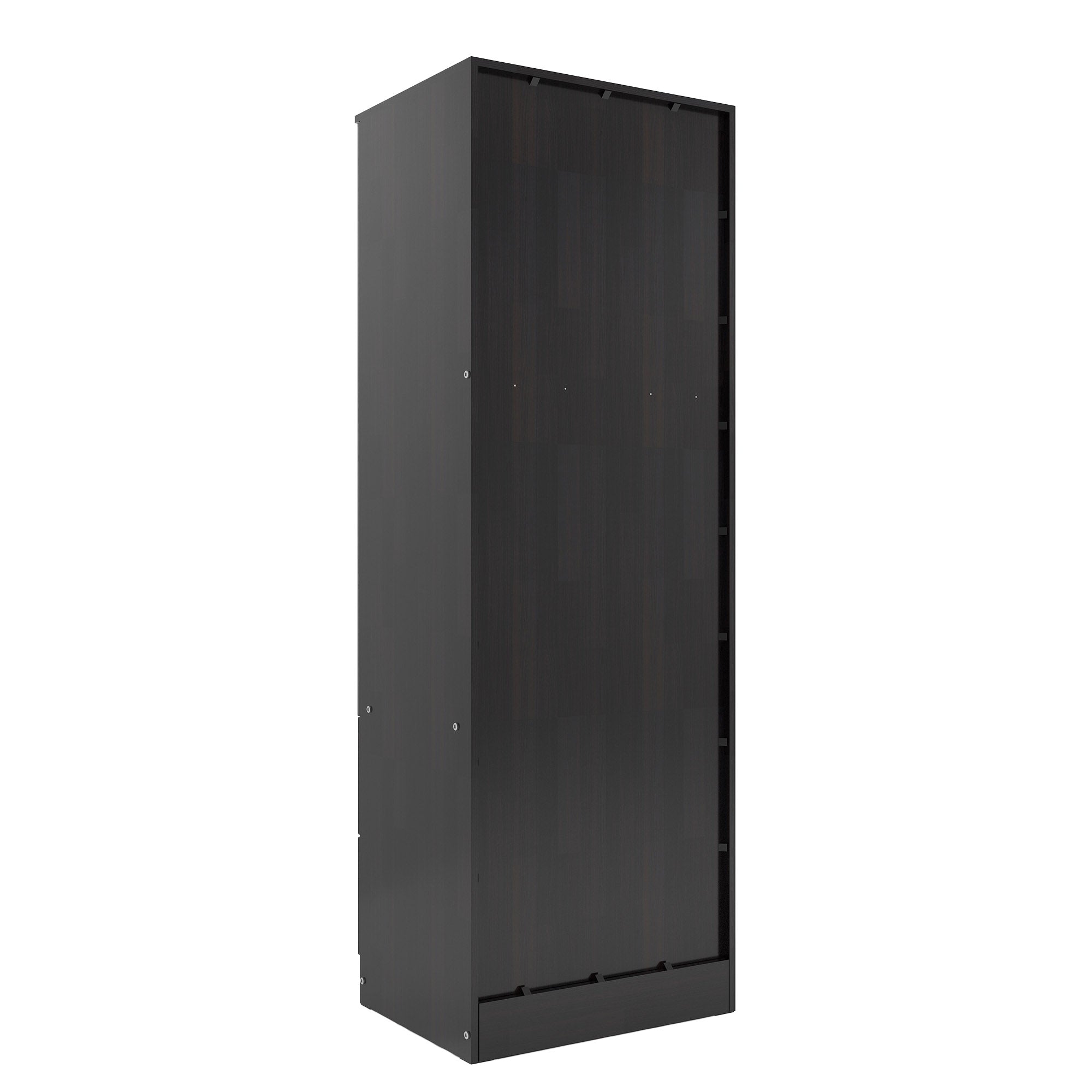 Ren Wooden 2-Door Wardrobe with Rattan Shutters – DF2H